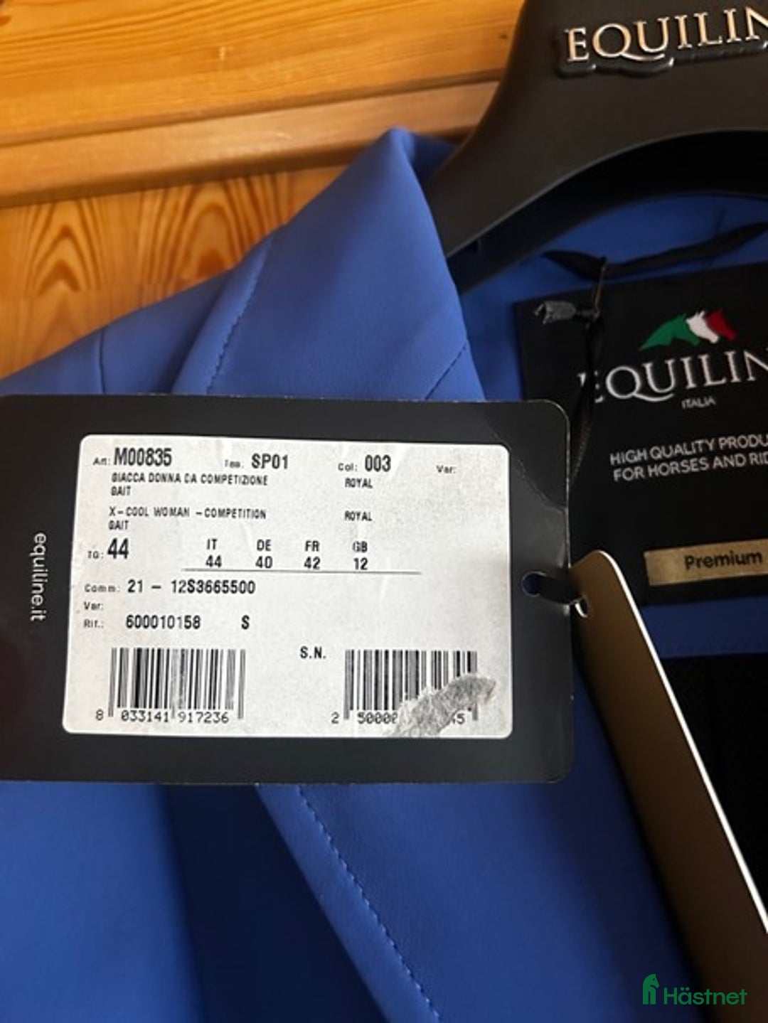 Jackor & Kavajer ryttarutrustning till salu: Equiline X-cool klarblå i Enköping - Annons 3