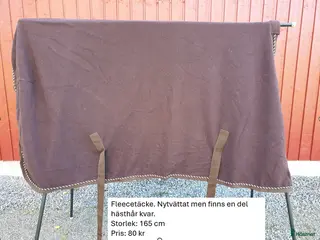 Täcken hästutrustning Fleecetäcke 165 cm - Annons 2