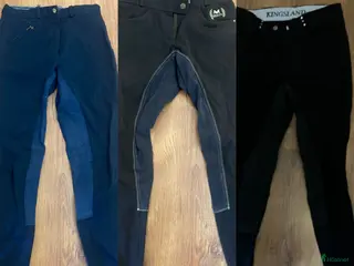 Ridbyxor ryttarutrustning till salu: Tre par helskodda ridbyxor - Annons 11