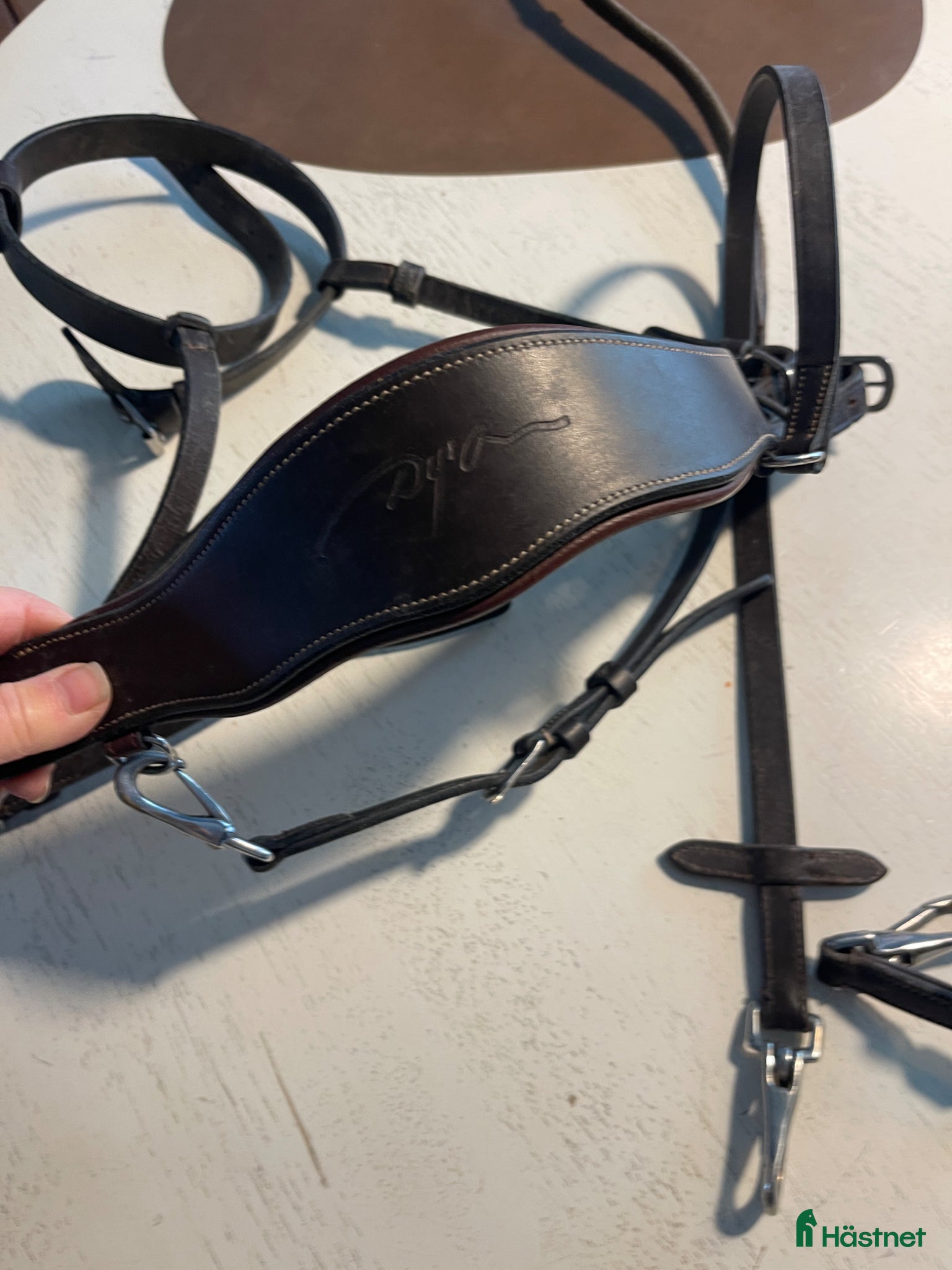 Träns hästutrustning Dyon träns brunt med clips  - Annons 4