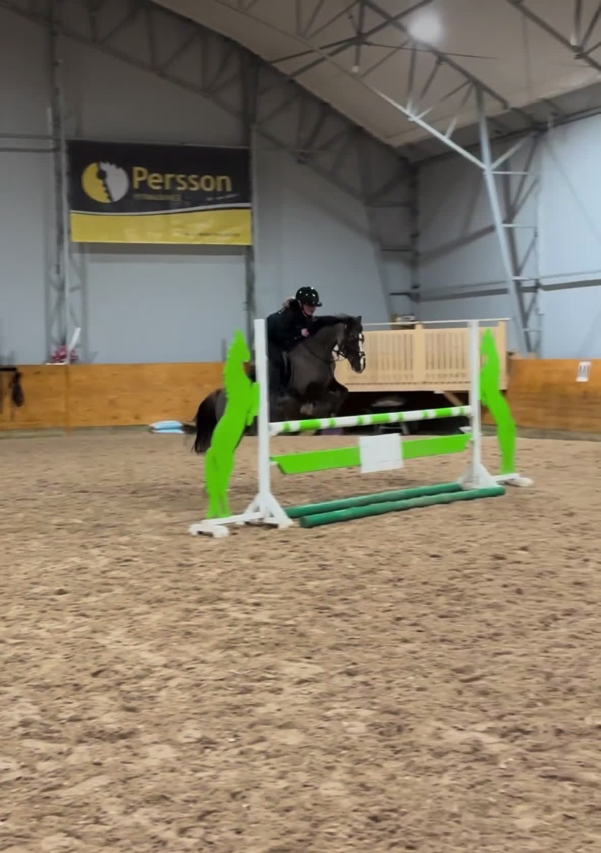 Hoppning hästar till salu: Häftig ponny för de största! i Västra Tunhem - Video 1