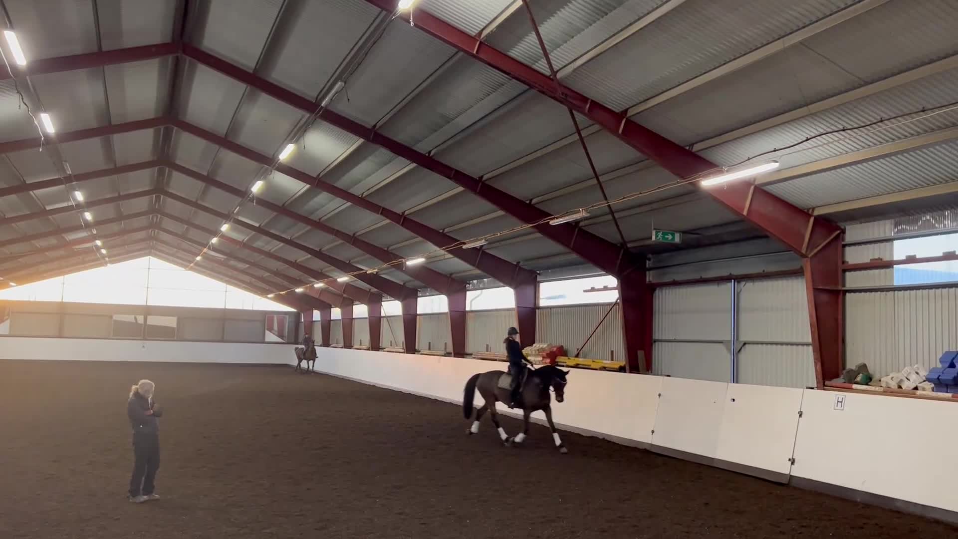 medryttarhäst finnes: Betalande medryttare i Linköping - Video 1