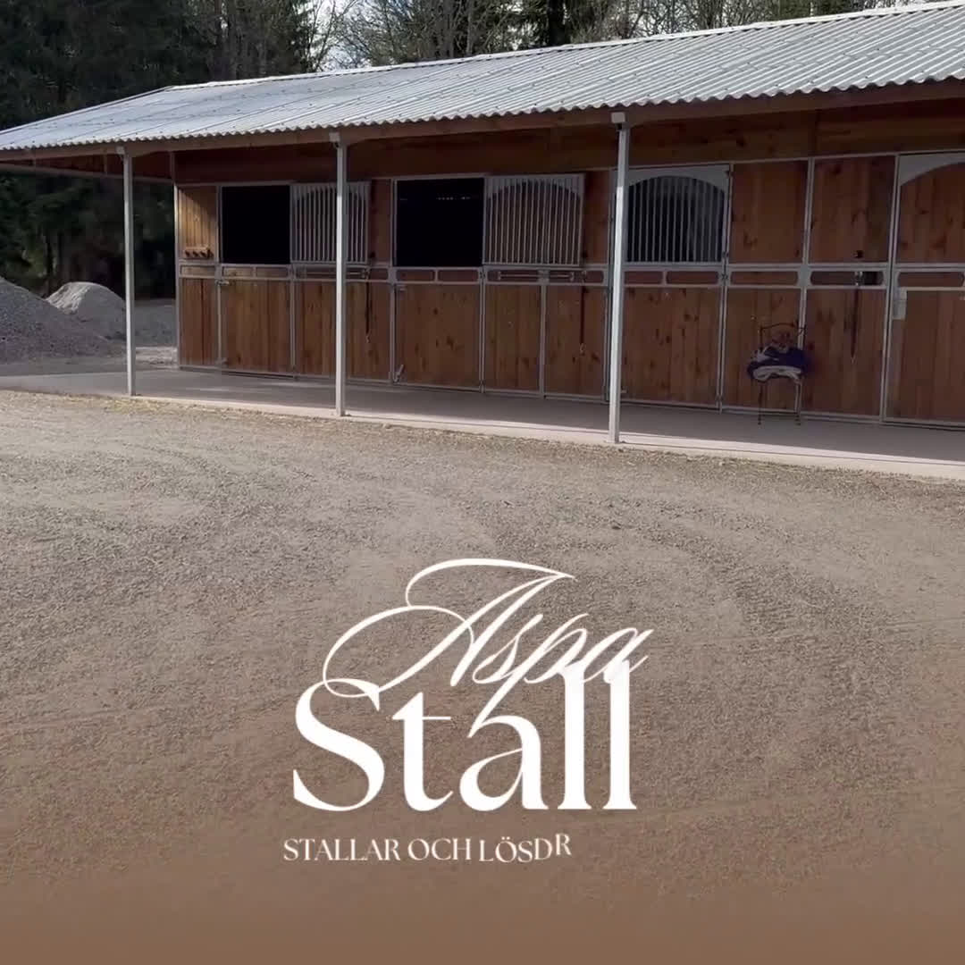  stallplats finnes: Stall plats med full service i Lindesberg - Video 1
