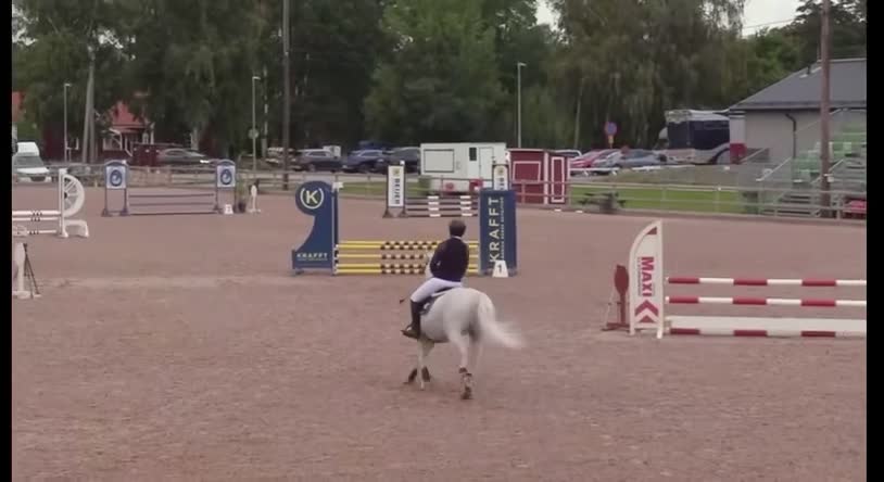 Hoppning hästar till salu: Irländsk super maxad b-ponny! i Västervik - Video 1