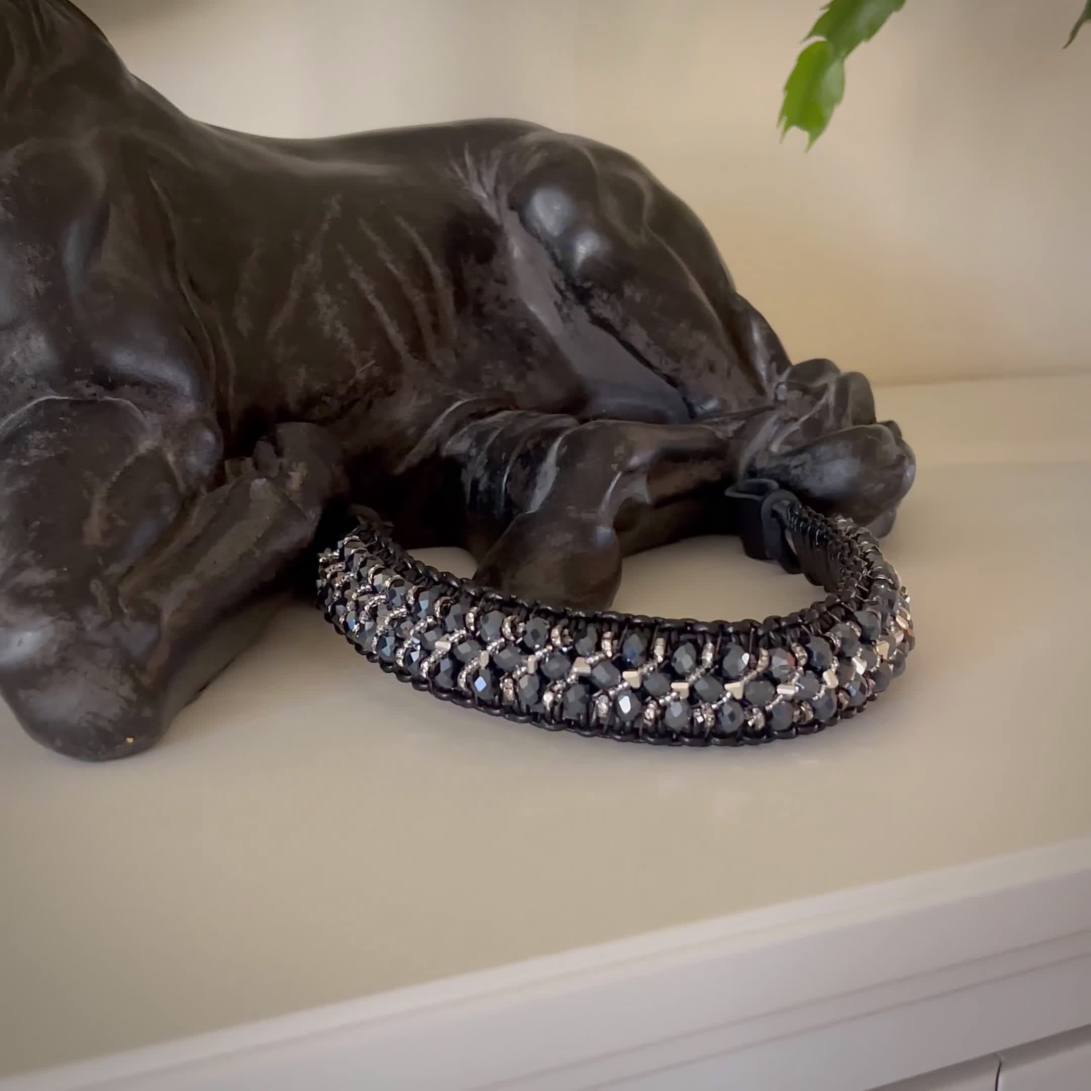 Träns hästutrustning till salu: Unikt nytt handgjort pannband - Video 1