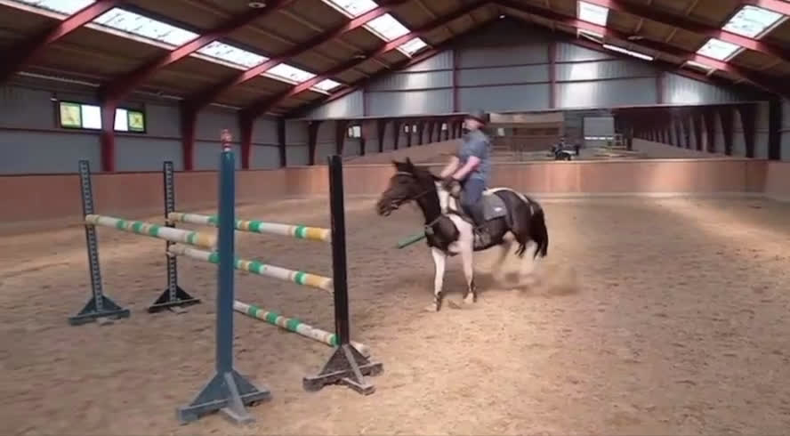 Hoppning hästar till salu: Talented 139 cm mare from 2018 - Video 1