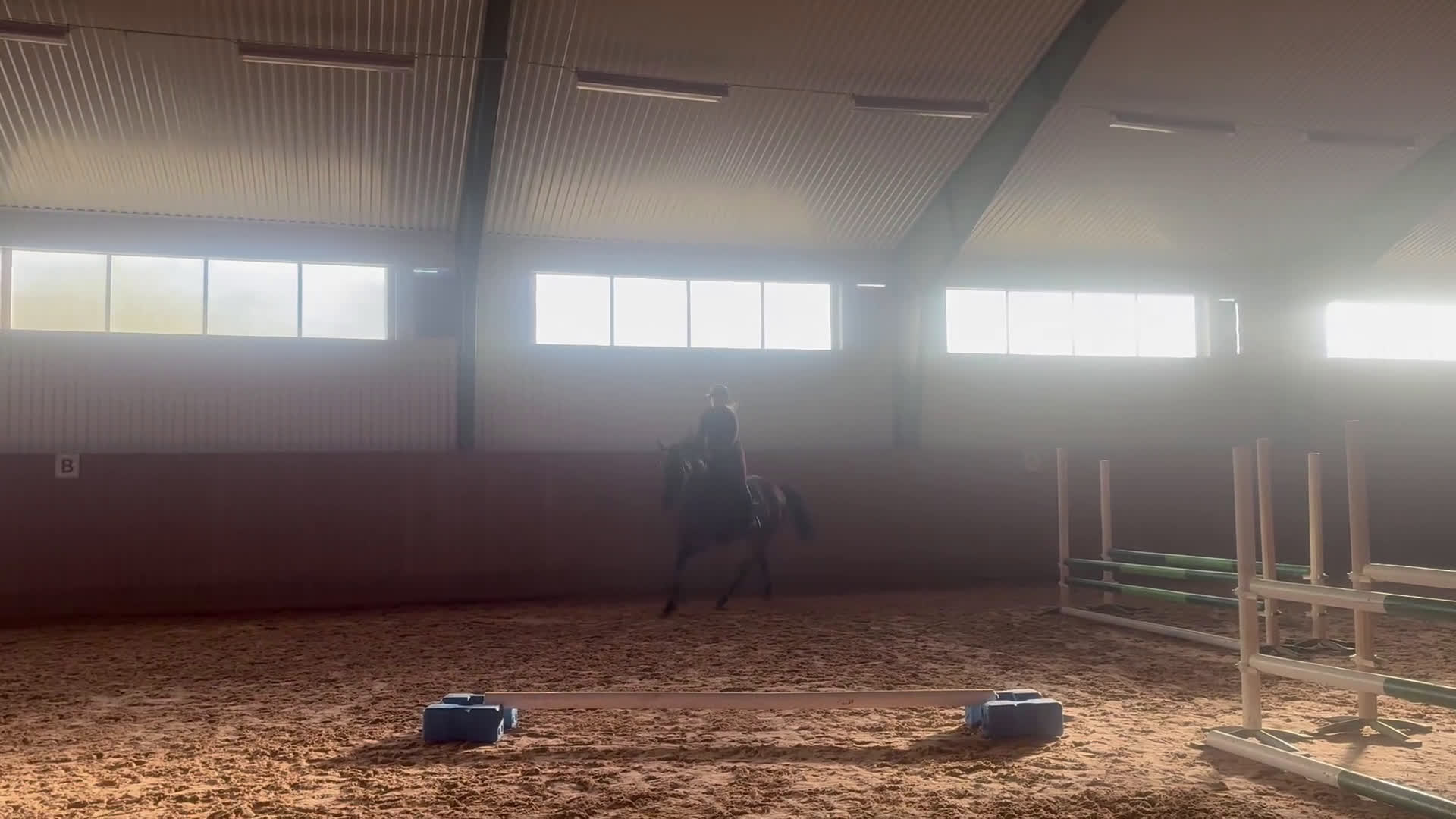 Hoppning hästar till salu: Positivt sto  i Bro - Video 1