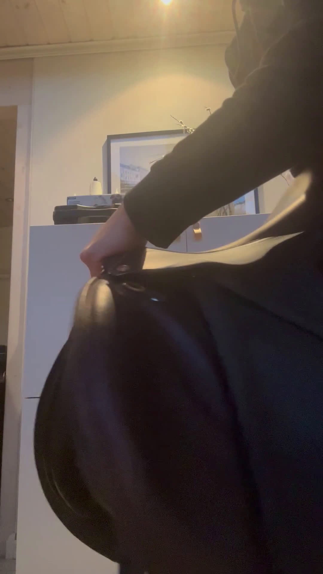 Sadlar hästutrustning till salu: Lippo Fazzino i kalvskinn 16,5” MW  i Mölndal - Video 1