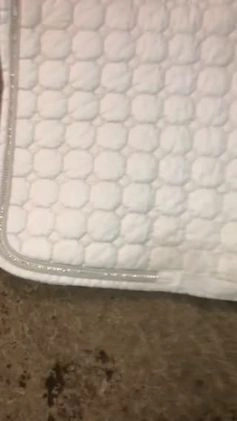 Schabrak & Vojlockar hästutrustning till salu: nästan nytt dressyr schabrak i Vreta Kloster - Video 1